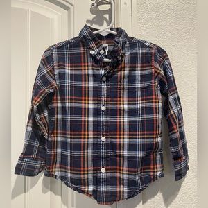 Janie and Jack Toddler Boys Dress Shirt, Plaid, 2T